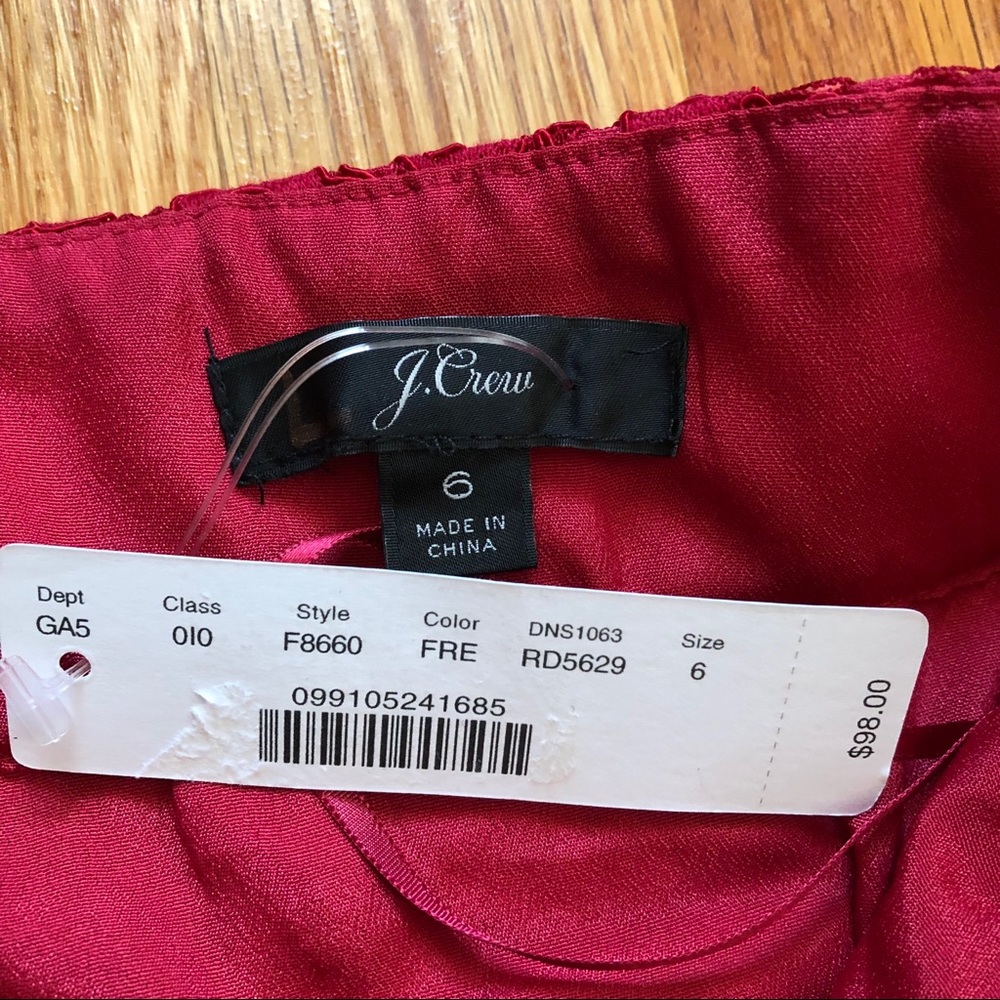 J. Crew Pintucked Pencil Skirt in Lace - Picture 3 of 8
